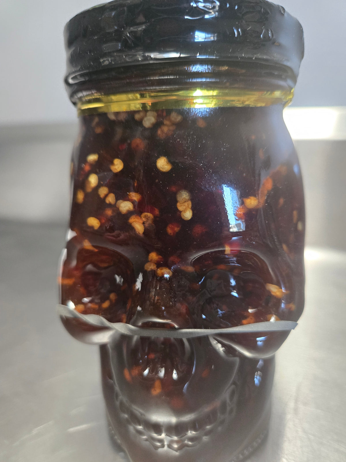 Red Pepper Jelly Skull